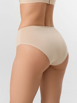 Цена за 2 штуки! Трусы макси женские бежевые - Mark formelle фото 3