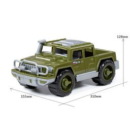 Автомобиль-пикап военный "Защитник" (63793) в сеточке 31*15,5*13см, Полесье