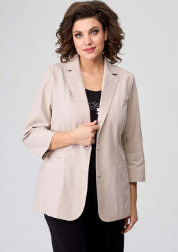 Жакет БелЭльСтиль 203 бежевый джинс фото 2