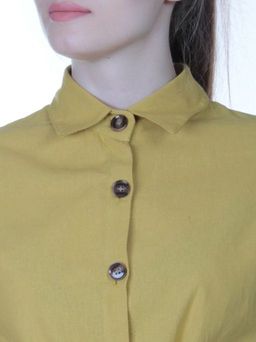 806 Платье хлопковое с рюшами Fashion
