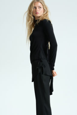 Pantal?n de sat?n con falda superpuesta - H&m фото 5