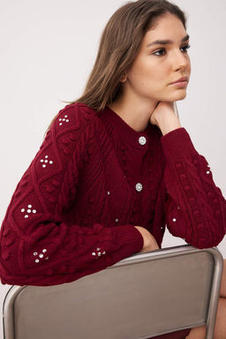 Ekru Cift Tarafl? Kullan?labilen Triko Kazak-H?rka TWOAW24KZ00144 - Trendyolmilla фото 18