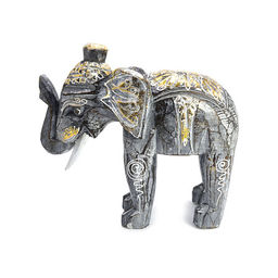 Сувенир из дерева Слон 20см-20см Албезия Антик Brown-Grey