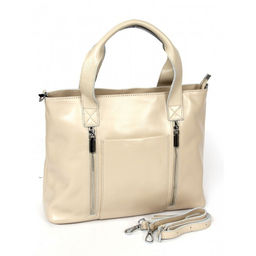 Сумка женская натуральная кожа RM-SH-8321, 1отд+карм/перег, плечевой ремень, бежевый SALE 261769 - Adelia фото 6