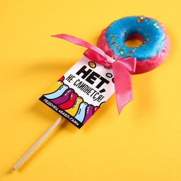 Леденец Не слипнется на палочке, вкус: баббл гама, 30 г. - Simaland фото 2