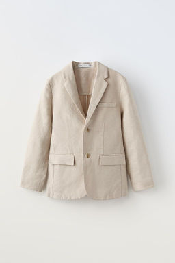 LINEN BLEND SUIT BLAZER