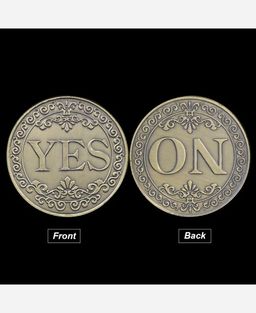 Монета сувенирная Yes/No 9046494 - Yiwu youda import & export co фото 2