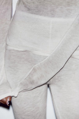 100% WOOL LEGGINGS - Zara фото 16