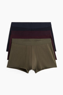 Pack de 3 calzoncillos trunk cortos con Lycra®