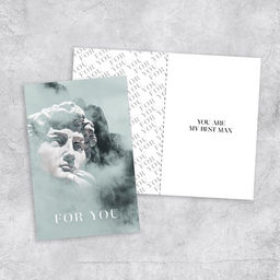 Цена за 10 шт. Открытка For you, 12 х 18 см