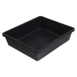 Цена за 2 шт. Ящик для рассады, 35×30×9 см, 6.5 л, пластик, чёрный