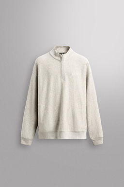 QUARTER-ZIP TRAINING SWEATSHIRT - Zara фото 6