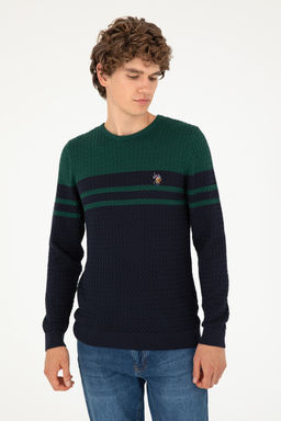 Мужской темно-синий свитер Неожиданная скидка в корзине - U.s. polo assn фото 14