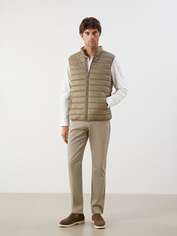 Standart Kal?p Dik Yaka Erkek ?i?me Yelek