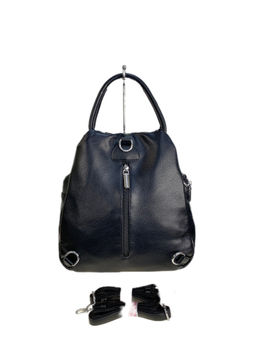 Женская сумка-рюкзак из искусственной кожи, цвет черный - Greta фото 2