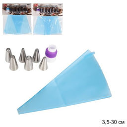 Кондитерский мешок с насадками 7 предметов / JY- 7 пр /уп 60/240/