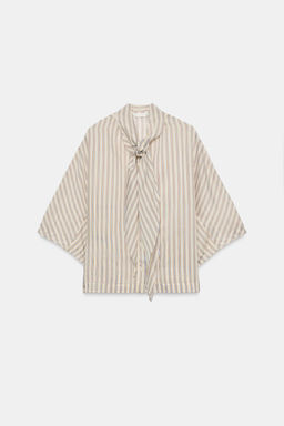 CAMISA RAYAS ZW COLLECTION / Arena / Azul