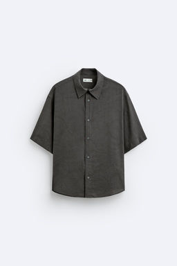 LYOCELL BLEND JACQUARD SHIRT - Zara фото 6