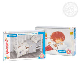 Люси Детский/Пододеяльник: 1 шт. - 147*112; Простыня: 1 шт. - 150*110; Наволочка: 1 шт. - 40*60; Поплин ясельный - Артпостелька фото 5