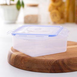 Контейнер для хранения еды Good & Good, 900 мл, с герметичной крышкой, пластик, МИКС