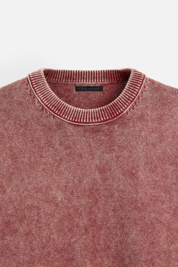 FADED TEXTURED SWEATER - Zara фото 9