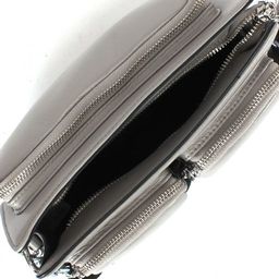 Сумка женская натуральная кожа GU 2033-2573, 1отд, плечевой ремень, св, серый SALE SALE 239452 - Adelia фото 8