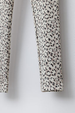 SPORTY ANIMAL PRINT LEGGINGS - Zara фото 4