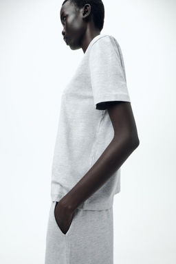 HEAVY COTTON T-SHIRT - Zara фото 15
