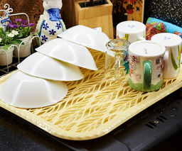 Поднос "Колос" 455*360*23 мм с вкладышем сушилкой, арт. АП 613