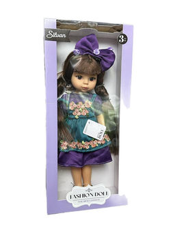 УЦЕНКА. Коллекционная кукла 32см "Silvan. Doll" (HP1211393) волосы с челкой и бантом; в сарафане с вышивкой и туфлях, в МЯТОЙ коробке