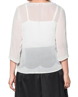 Туника, экрю - Sheego фото 3