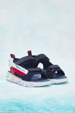 Lacivert Is?kl? Kucuk Erkek Cocuk Kids Spor Sandalet TAKSS25SD00071 - Trendyolmilla фото 3