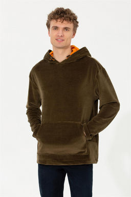 U. S. Polo Assn Мужская комфортная толстовка с капюшоном кокосового цвета - U.s. polo assn фото 8