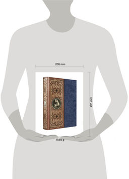 История русской живописи. Книга в коллекционном кожаном инкрустированном переплете ручной работы с окрашенным и золоченым обрезом и многоцветным тиснением