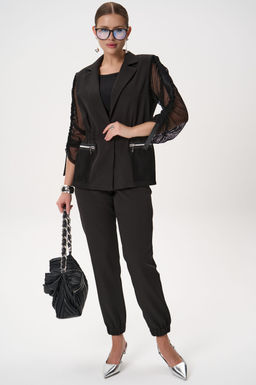 Пиджак Кейти (чёрный) - Эльза фото 5