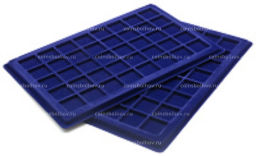 Планшет для 40 монет диаметром 33 мм (упаковка 2 штуки) Синий LEUCHTTURM 302392