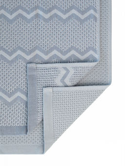 Набор кухонных полотенец 2шт 35x70 синий вафельное полотно - Denastia фото 3