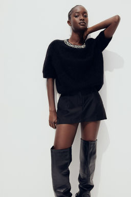 Top en mezcla de mohair con strass - H&m фото 2