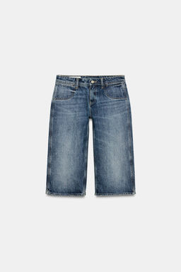 JEANS CAPRI DENIM TRF TIRO MEDIO / Azul - Zara фото 7