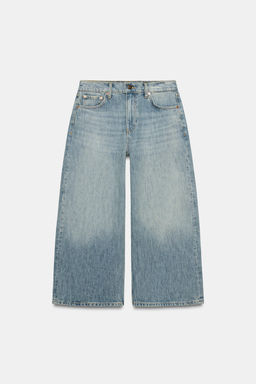 JEANS ZW COLLECTION CULOTTE TIRO MEDIO / Azul claro - Zara фото 4