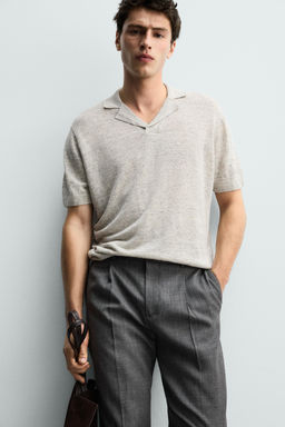 PANTAL?N REGULAR FIT 100% LANA / Gris - Zara фото 6