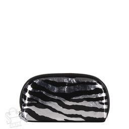 Косметичка 7100-21 zebra black silver Safenta  в Новосибирске