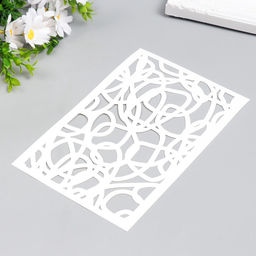 Пластиковый трафарет для творчества «Текстура», шаблон, 24×16 см