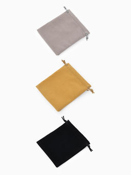 Набор бархатных подарочных мешочков 15 шт. «Праздничное ассорти», 9×10, цвет МИКС