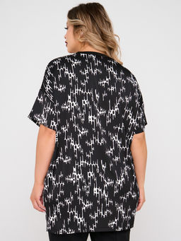 Блузка 0087-29 черный матовый