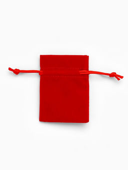 Набор мешочков подарочных 50 шт. бархатный «Классика», 6×8 см, красный