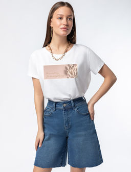 VILATTE / Футболка из премиального хлопка с авторским принтом