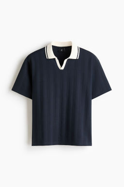 Polo en punto texturizado Relaxed Fit