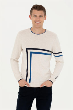 Мужской свитер из каменного меланжа - U.s. polo assn фото 3