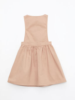 Bisiklet Yaka Bask?l? Gabardin K?z ?ocuk Elbise - Waikiki фото 2